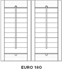 Tilt Rods Euro 180