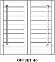 Tilt Rods Offset 40